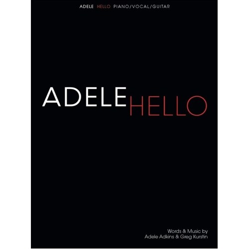 Adele Hello PVG (Sheet Music) Book
