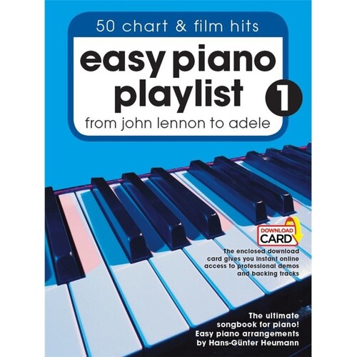 Easy Piano Playlist Book 1 Book/Dcard (Softcover Book/Online Audio) Book