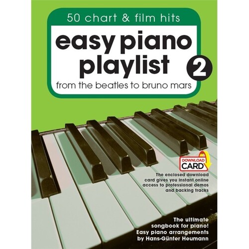 Easy Piano Playlist Book 2/Dcard (Softcover Book/Online Audio) Book