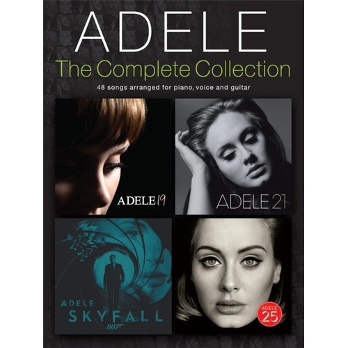 Adele: The Complete Collection PVG Songbook for Piano, Voice, and Guitar