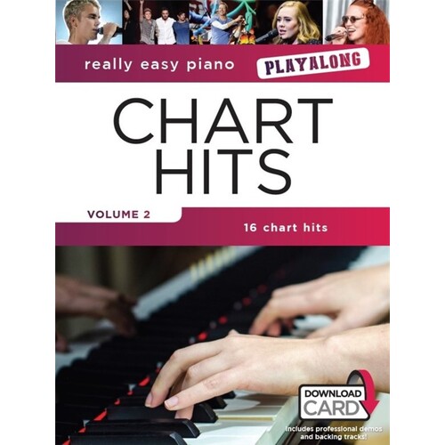 Really Easy Piano Playalong Chart Hits Vol 2 Book/Online Audio (Softcover Book/Online Audio) Book