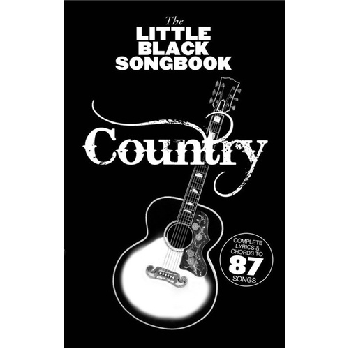 Little Black Book of Country - Guitar Chord Songbook