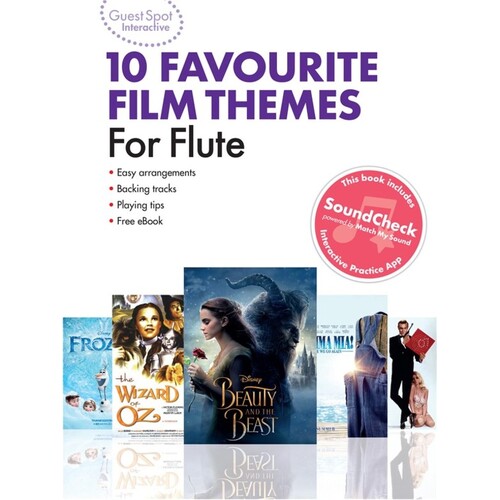 Guest Spot 10 Favourite Film Themes Flute (Softcover Book/Online Audio) Book