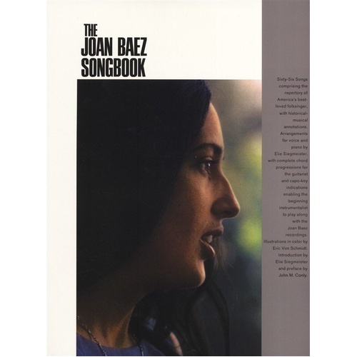 Joan Baez Songbook PVG - 66 Songs for Piano/Vocal with Chord Symbols