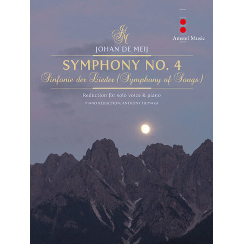 De Meij - Symphony No 4 Voice/Piano (Softcover Book)