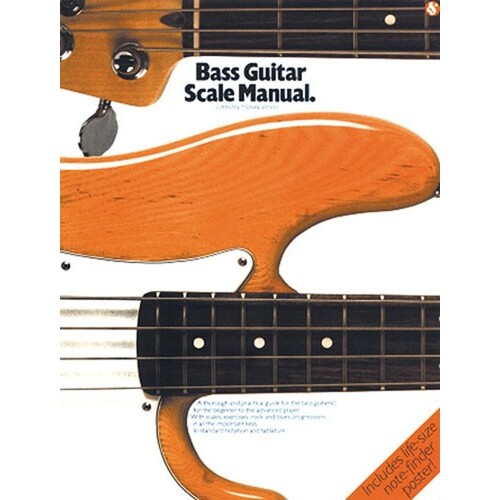 Bass Guitar Scale Manual TAB (Softcover Book)