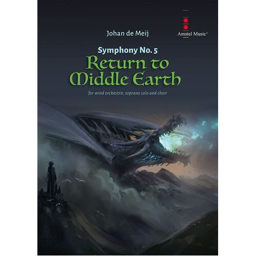 Symphony No 5 Return To Middle Earth Cb6 Sc/Pts Score/Parts
