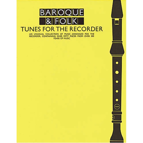 Baroque And Folk Tunes For Recorder (Softcover Book)