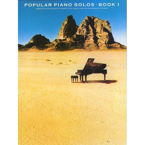 Popular Piano Solos Book 1 by Frank Booth - 25 Arrangements for Piano Solo