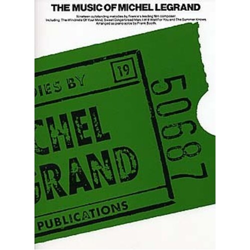 The Music Of Michel Legrand Piano Solo (Softcover Book)