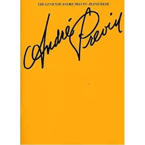 The Genius Of Andre Previn Piano Solo (Softcover Book)