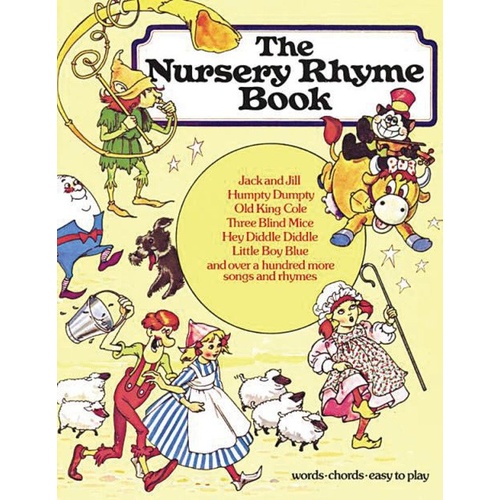 The Nursery Rhyme Book - Easy Piano & Guitar Songbook, 64 Pages, Wise Publications