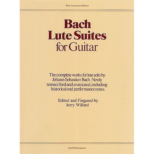 Bach Lute Suites For Guitar (Softcover Book)