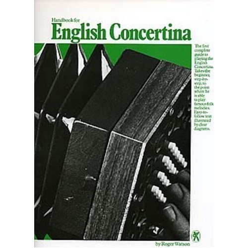 Handbook for English Concertina by Roger Watson - Complete Tutor with Diagrams