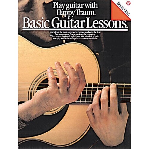 Happy Traum - Basic Guitar Lessons Book 1 (Softcover Book)