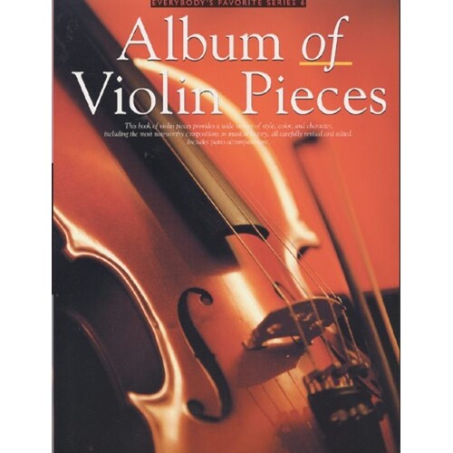 Album Of Violin Pieces Violin/Piano Efs6 (Softcover Book)