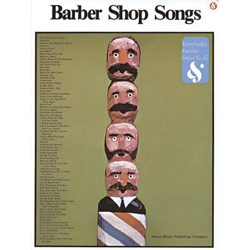 Barbershop Songs PVG EFS67 by Amsco Publications - Vocal Sheet Music for Voice
