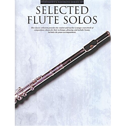 Selected Flute Solos Flute/Piano Efs101 (Softcover Book)