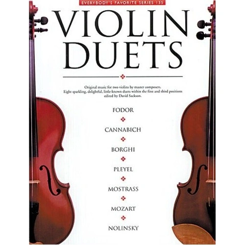 Violin Duets EFS135 by Amsco Publications