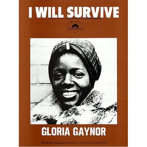 Gloria Gaynor - I Will Survive PVG S/S (Sheet Music) Book