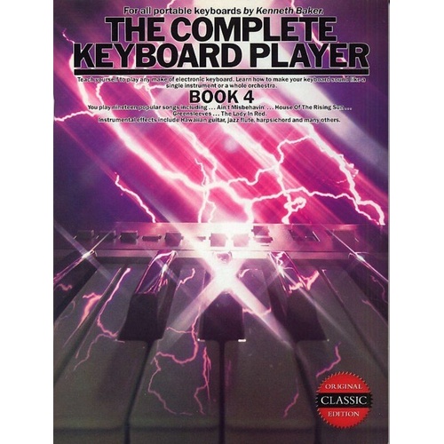 The Complete Keyboard Player Book 4 Original Edition