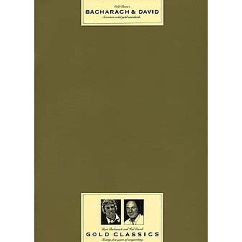 Bacharach And David Gold Classics PVG (Softcover Book)