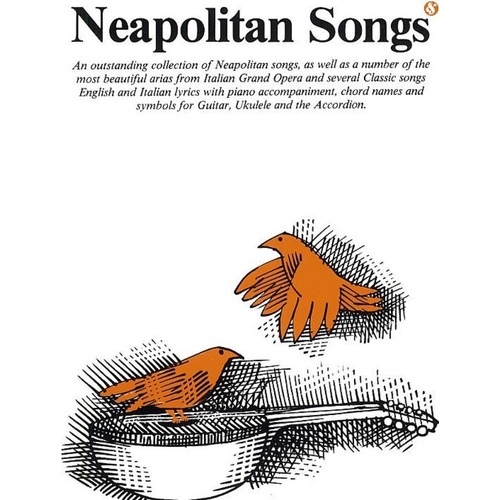Neapolitan Songs PVG EFS23 - Amsco Publications, 192 Pages, Piano, Vocal & Guitar, English and Italian Lyrics, Chord Symbols