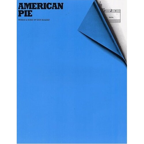 Don Maclean - American Pie PVG S/S (Sheet Music) Book