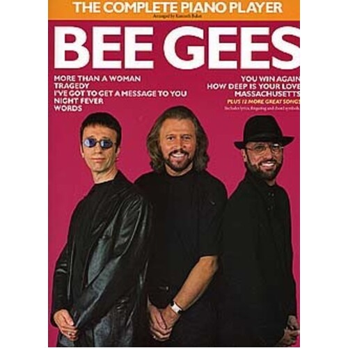 Complete Piano Player Bee Gees (Softcover Book)