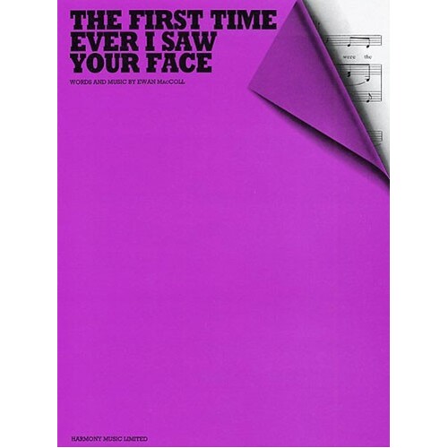 The First Time Ever I Saw Your Face PVG S/S (Sheet Music) Book