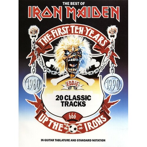The Best Of Iron Maiden Guitar TAB (Softcover Book)