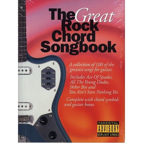 Great Rock Chord Songbook (Softcover Book)