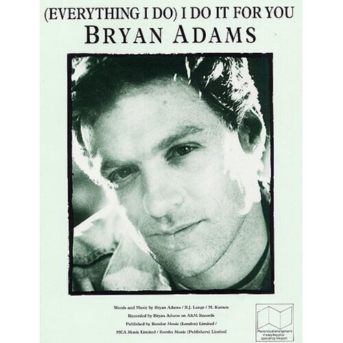(Everything I Do) I Do It For You PVG S/S (Sheet Music) Book