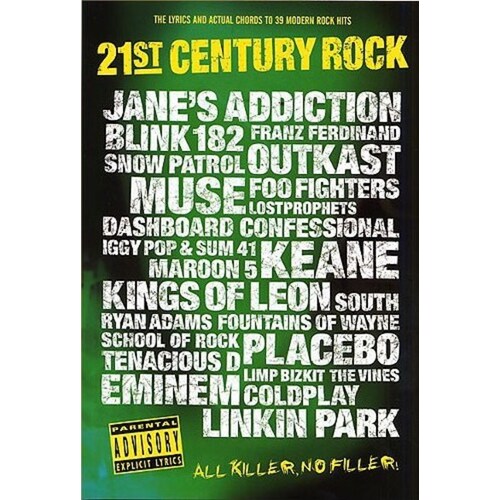 21st Century Rock Chord Songbook 5 (Softcover Book)