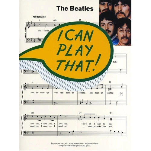 I Can Play That! The Beatles - Easy Piano Edition