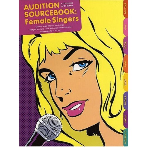 Audition Sourcebook Female Singers PVG Softcover Book/CD