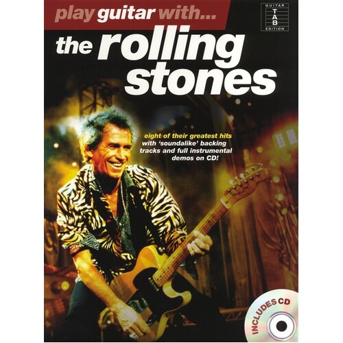 Play Guitar With The Rolling Stones TAB Softcover Book/CD