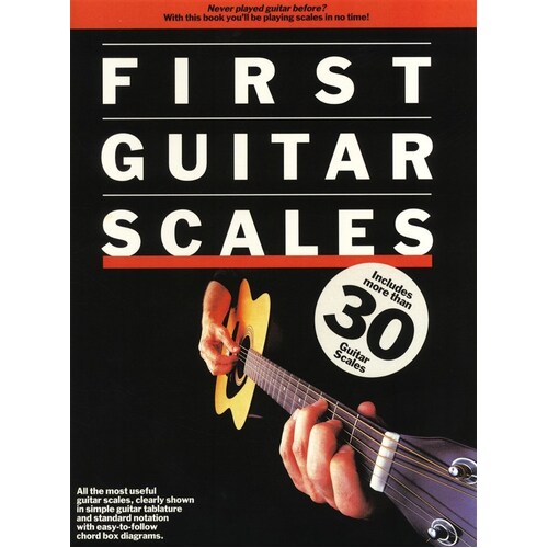 First Guitar Scales TAB (Softcover Book)