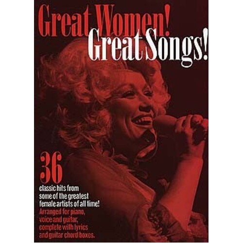 Great Women Great Songs PVG (Softcover Book)