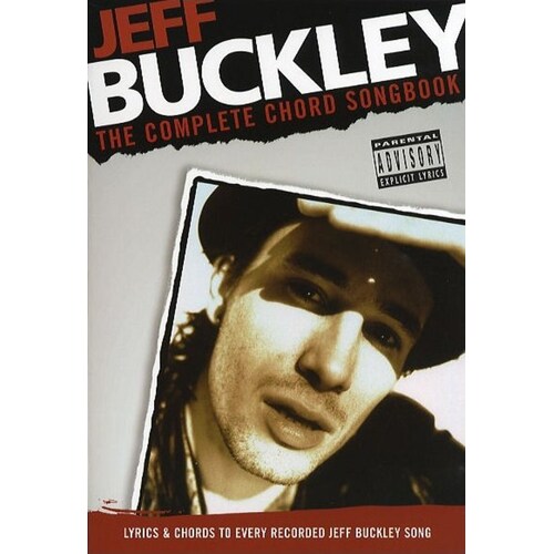 Jeff Buckley - Complete Chord Songbook (Softcover Book)