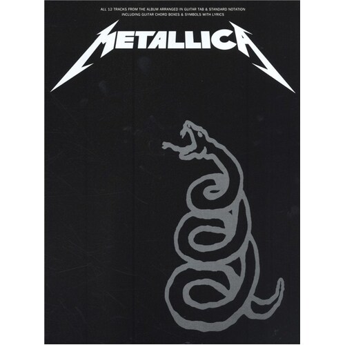 Metallica - Black Album Guitar TAB (Softcover Book)