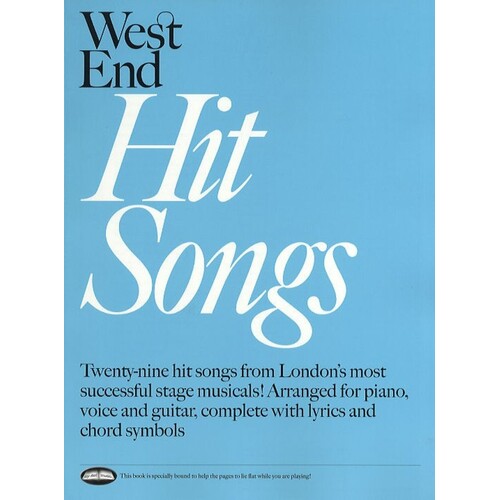 West End Hit Songs PVG (Softcover Book)