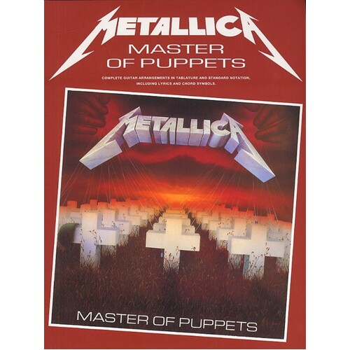 Metallica - Master Of Puppets Guitar TAB (Softcover Book)