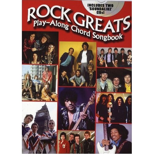 Rock Greats Playalong Chord SongSoftcover Book/CD