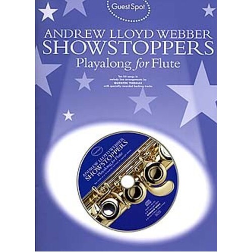 Guest Spot Webber Showstoppers Flute Softcover Book/CD