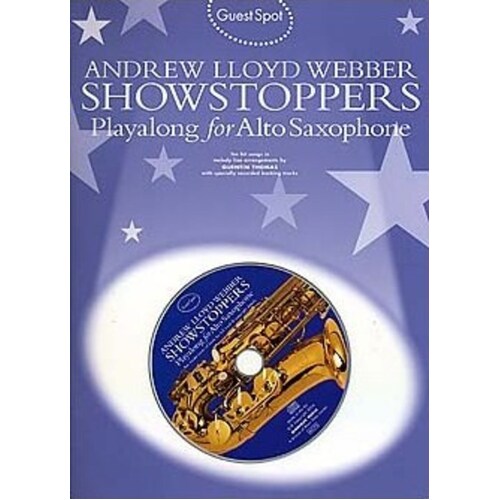 Guest Spot Webber Showstoppers Alto SaxSoftcover Book/CD