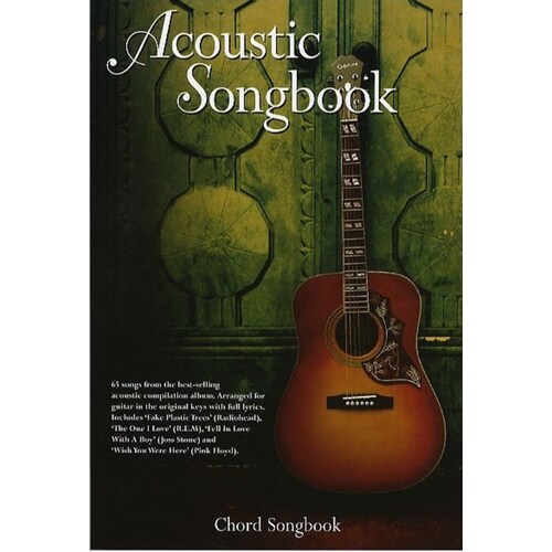 Acoustic Songbook Chord Songbook (Softcover Book)
