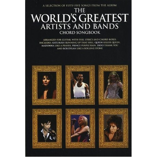 Worlds Greatest Artists And Bands Chord Songbook (Softcover Book)