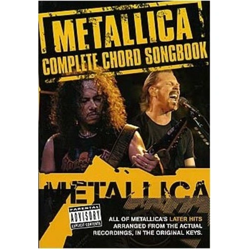 Metallica - Complete Chord Songbook The Later Years - Guitar Lyrics & Chords