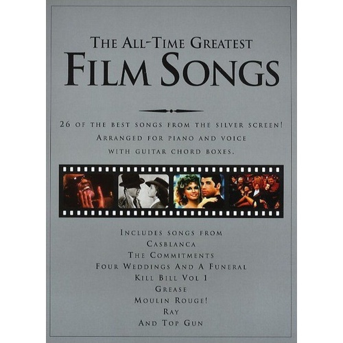 All Time Greatest Film Songs PVG Songbook
